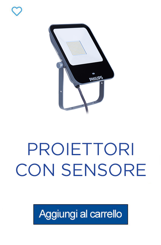 proiettore con sensore